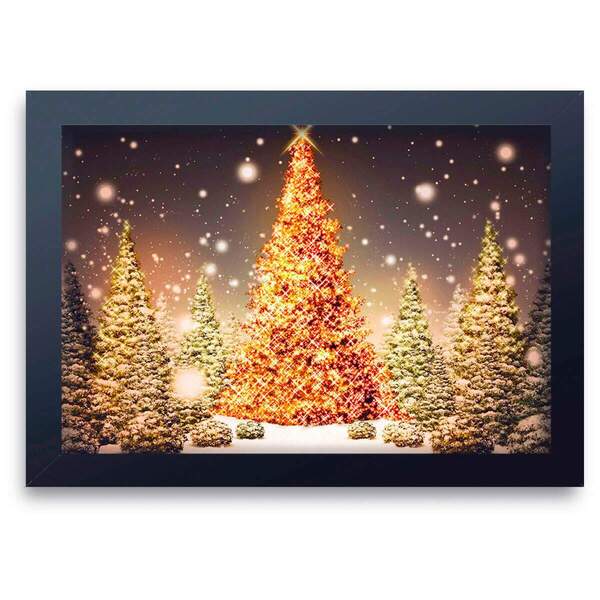 Quadro Decorativo Natal 05  30x45cm