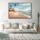 Quadro Decorativo Natural Landscape Horizontal Com Moldura E