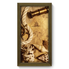 Quadro Decorativo - Navegação - 19cm X 34cm - 001qdkm