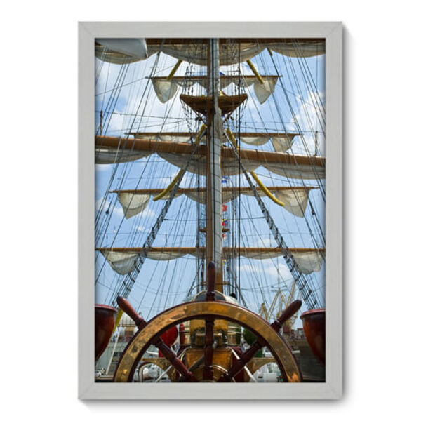 Quadro Decorativo - Navegação - 35cm X 50cm - 006qnkcb