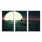 Quadro Decorativo Navegando No Luar