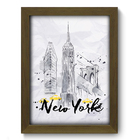 Quadro Decorativo - New York - 19cm X 25cm - 139qdmm