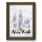 Quadro Decorativo - New York - 19cm X 25cm - 139qdmm