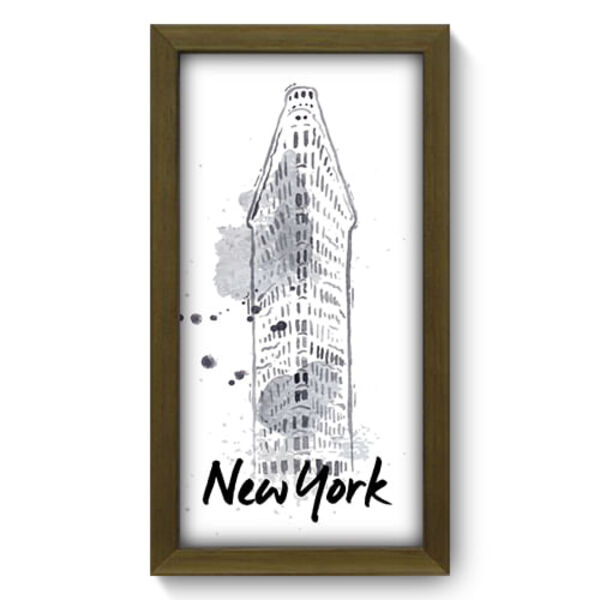 Quadro Decorativo - New York - 19cm X 34cm - 170qdmm