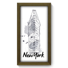 Quadro Decorativo - New York - 19cm X 34cm - 170qdmm