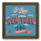 Quadro Decorativo - New York - 22cm X 22cm - 040qdmm