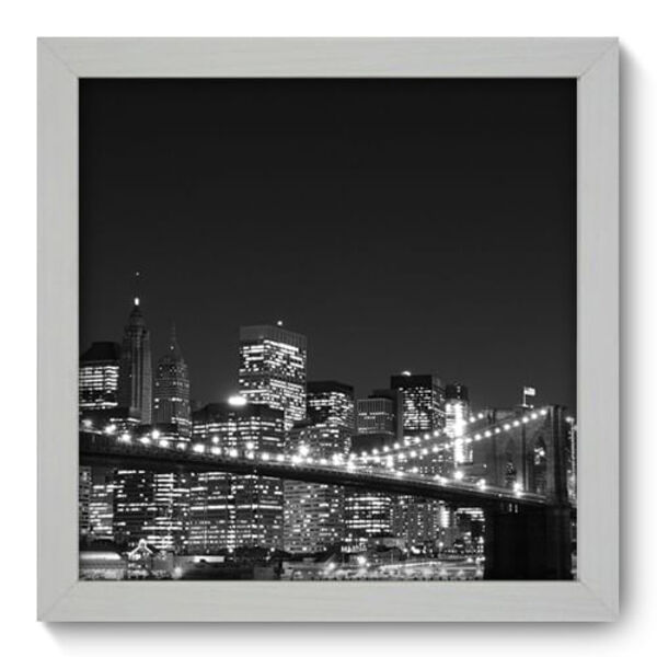 Quadro Decorativo - New York - 22cm X 22cm - 044qnmab