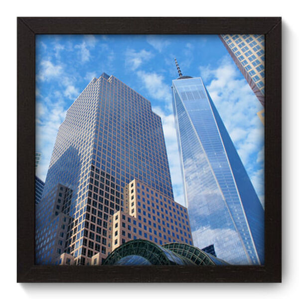 Quadro Decorativo - New York - 22cm X 22cm - 078qnmap