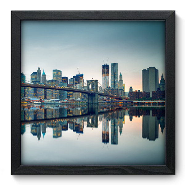 Quadro Decorativo New York 33cm X 33cm 079qnmbp Leroy Merlin
