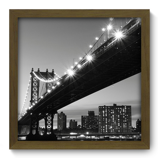 Quadro Decorativo New York 33cm X 33cm 081qdmm Leroy Merlin