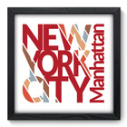Quadro Decorativo - New York - 33cm X 33cm - 204qdmp