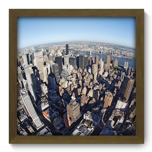 Quadro Decorativo New York 33cm X 33cm 210qdmm Leroy Merlin
