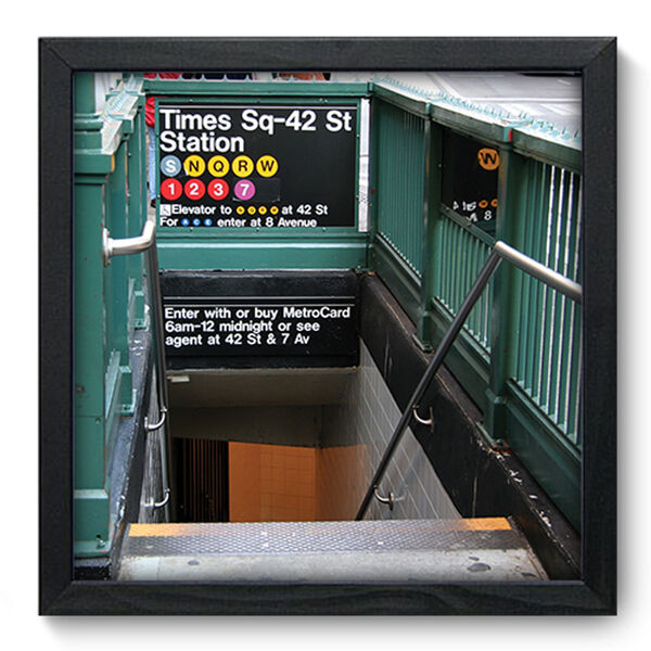 Quadro Decorativo - New York - 33cm X 33cm - 211qdmp