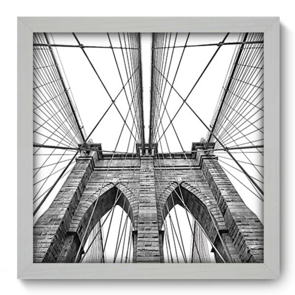 Quadro Decorativo - New York - 33cm X 33cm - 239qdmb