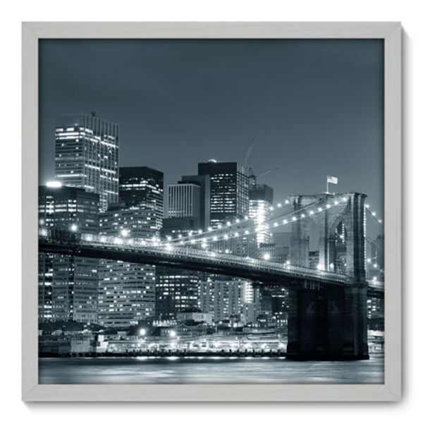 Quadro Decorativo - New York - 50cm X 50cm - 032qnmcb