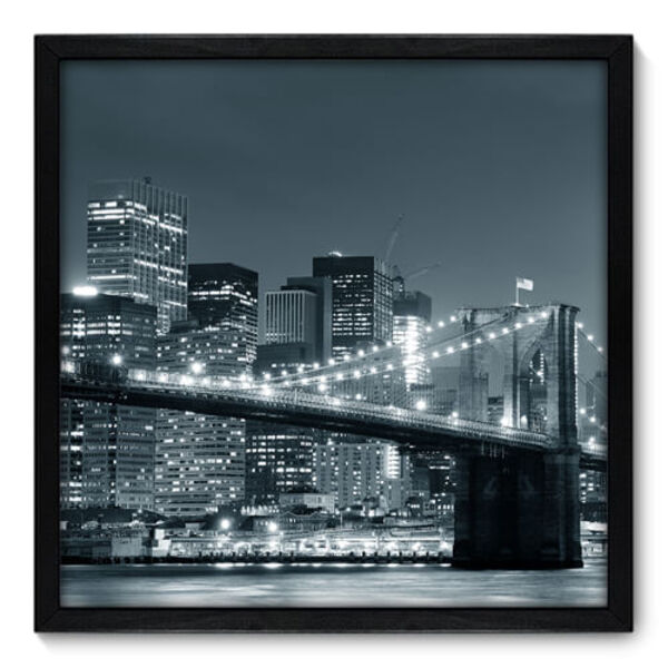Quadro Decorativo - New York - 50cm X 50cm - 032qnmcp