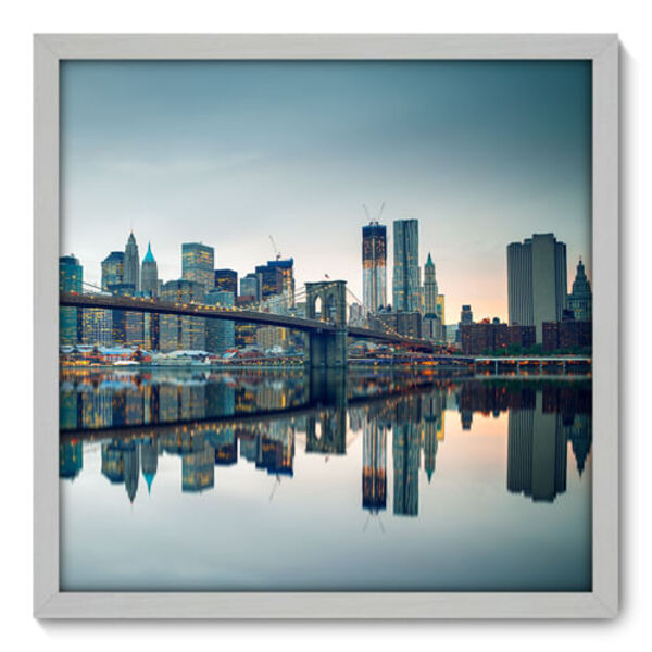 Quadro Decorativo - New York - 50cm X 50cm - 079qnmcb