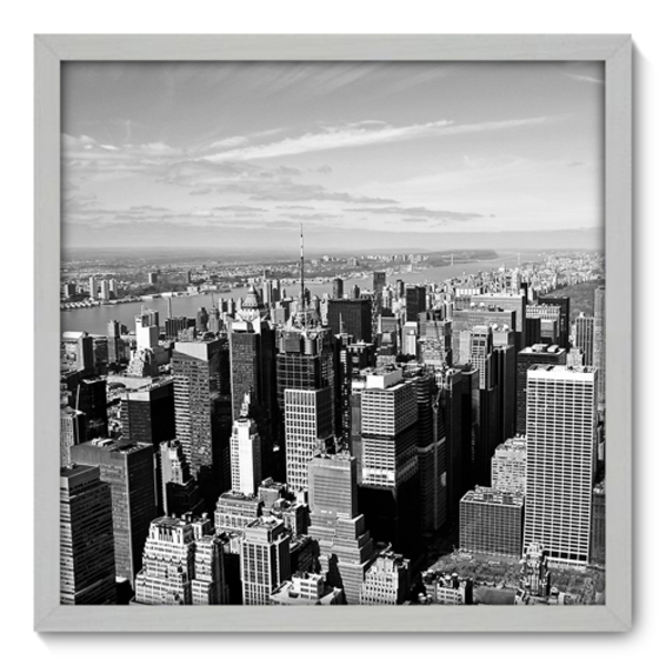 Quadro Decorativo New York 50cm X 50cm 089qnmcb Leroy Merlin