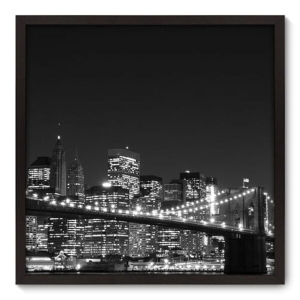 Quadro Decorativo - New York - 70cm X 70cm - 044qnmdp