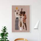 Quadro Decorativo No Racism 45x34cm A3 (45 X 34)