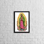 Quadro Decorativo Nossa Senhora De Guadalupe 24x18cm - Com Vi