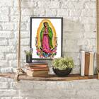 Quadro Decorativo Nossa Senhora De Guadalupe 45x34cm - Com Vi