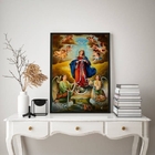 Quadro Decorativo Nossa Senhora Desatadora Dos Nós 45x34cm Mo