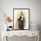 Quadro Decorativo Nossa Senhora Do Carmo 33x24cm - Com Vidro