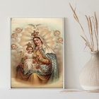 Quadro Decorativo Nossa Senhora Do Carmo Vintage 45x34cm Mold