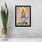 Quadro Decorativo Nossa Senhora Dos Navegantes 33x24cm - Com
