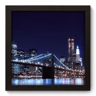 Quadro Decorativo - Nova Iorque - 22cm X 22cm - 047qnmap