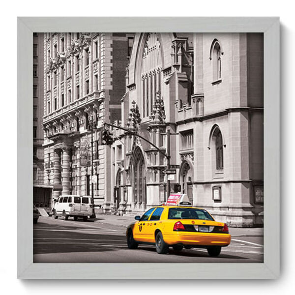 Quadro Decorativo - Nova Iorque - 33cm X 33cm - 175qdmb
