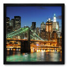 Quadro Decorativo - Nova Iorque - 50cm X 50cm - 046qnmcp