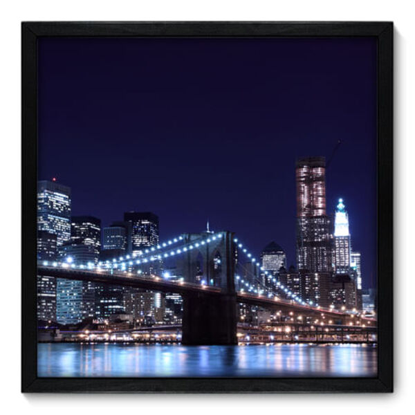 Quadro Decorativo - Nova Iorque - 50cm X 50cm - 047qnmcp