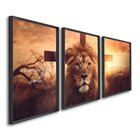 Quadro Decorativo Nunca Foi Sorte, Sempre Foi Deus Religioso