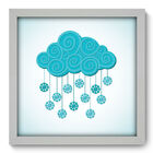 Quadro Decorativo - Nuvem - 33cm X 33cm - 106qdbb