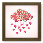 Quadro Decorativo - Nuvem - 33cm X 33cm - 107qdbm