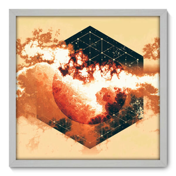 Quadro Decorativo - Nuvem - 50cm X 50cm - 034qnacb