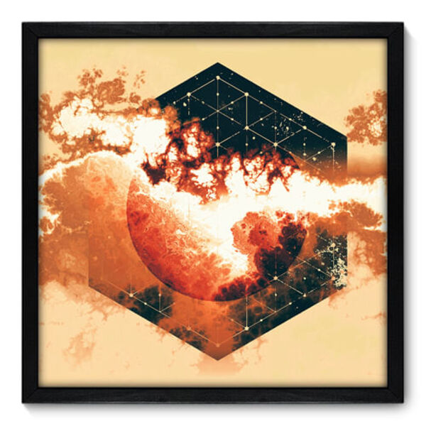 Quadro Decorativo - Nuvem - 50cm X 50cm - 034qnacp