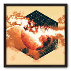 Quadro Decorativo - Nuvem - 70cm X 70cm - 034qnadp