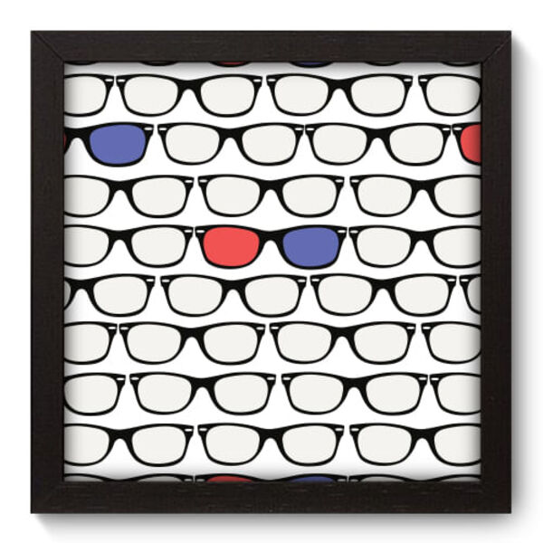 Quadro Decorativo - Óculos - 22cm X 22cm - 095qndap