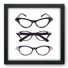 Quadro Decorativo - Óculos - 33cm X 33cm - 150qddp