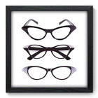 Quadro Decorativo - Óculos - 33cm X 33cm - 150qddp