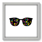 Quadro Decorativo - Óculos - 33cm X 33cm - 429qddb