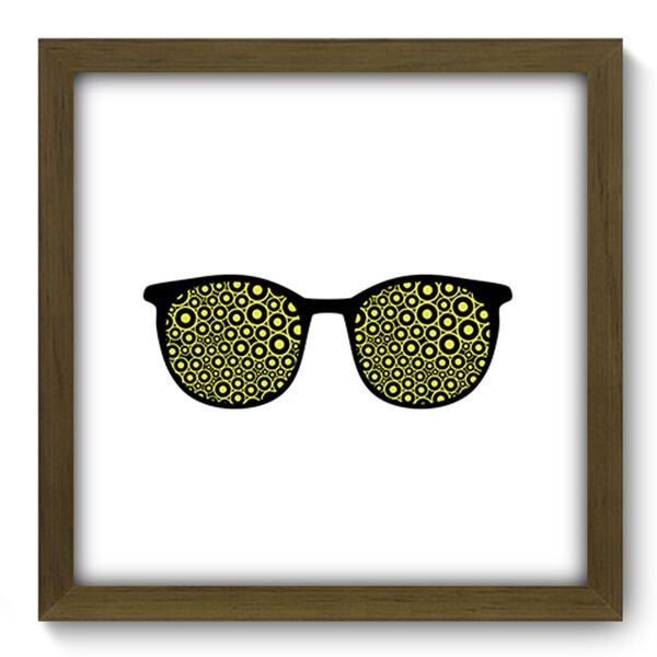 Quadro Decorativo - Óculos - 33cm X 33cm - 430qddm