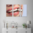 Quadro Decorativo Odontologia Dentista Varias Peças M7