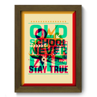 Quadro Decorativo - Old School - 19cm X 25cm - 102qdgm