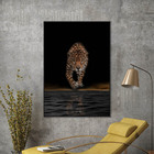 Quadro Decorativo Onça Pintada Espelhada