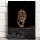 Quadro Decorativo Onça Pintada Espelhada