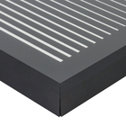 Quadro Óptico Preto com Vidro 40x40cm Arte Própria